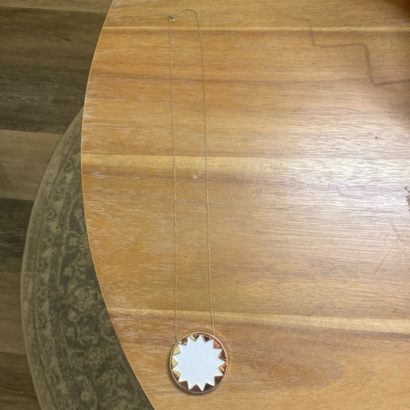 House of Harlow Sunburst Leather Necklace - Picture 2 of 3